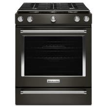 30-Inch 5-Burner Gas Slide-In Convection Range